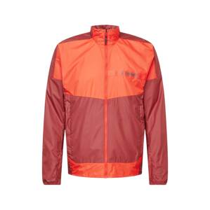 adidas Terrex Outdoorová bunda  bordová / oranžovo červená