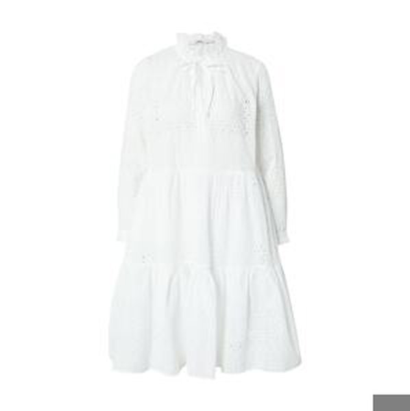 0039 Italy Košeľové šaty 'Milly'  biela