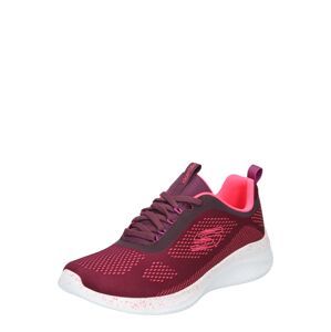 SKECHERS Nízke tenisky 'ULTRA FLEX 3.0 - NEW HORIZONS'  tmavofialová / farba lesného ovocia / svetloružová / čierna