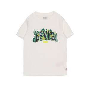 LEVI'S Tričko  biela / zelená / námornícka modrá