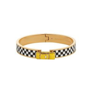 Kate Spade Náramok 'TAXI BANGLE'  čierna / biela / zlatá