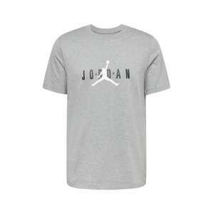 Jordan Tričko  sivá melírovaná / čierna / biela