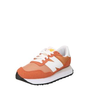 new balance Nízke tenisky  biela / tmavooranžová / mandarínková