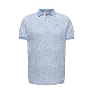 Hackett London Tričko  pastelovo modrá / biela / svetlobéžová