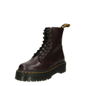 Dr. Martens Šnurovacie členkové čižmy 'Jadon'  žltá / burgundská / čierna