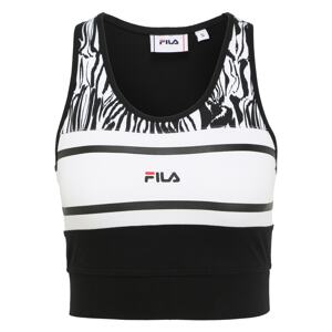 FILA Top 'Braga'  čierna / biela