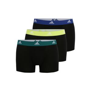 ADIDAS PERFORMANCE Boxerky  čierna / biela / modrá / smaragdová / citrónová