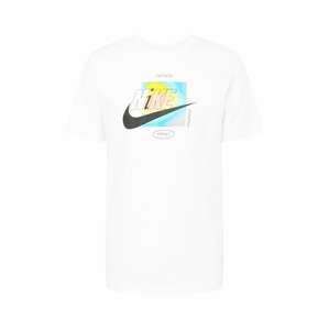 Nike Sportswear Tričko  tyrkysová / žltá / čierna / biela