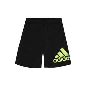 ADIDAS PERFORMANCE Športové nohavice  svetlozelená / čierna