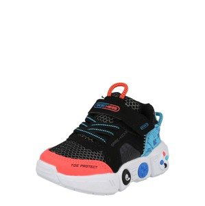 SKECHERS Tenisky 'LIL GAMETRONIX'  čierna / červená / svetlomodrá