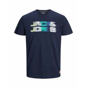 Jack & Jones Junior Tričko 'Chack'  námornícka modrá / dymovo modrá / vodová / pastelovo žltá / biela