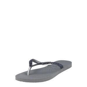 HAVAIANAS Žabky  tmavosivá / strieborná