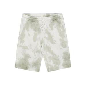 Jack & Jones Junior Nohavice  kaki / biela