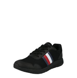 TOMMY HILFIGER Nízke tenisky  biela / krvavo červená / čierna / modrá