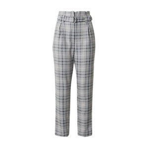 Dorothy Perkins Nohavice 'Willow Check'  tmavomodrá / ružová / čierna / biela