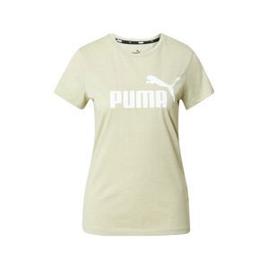 PUMA Funkčné tričko  svetlozelená / biela