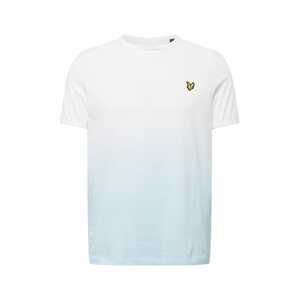 Lyle & Scott Tričko  svetlomodrá / biela