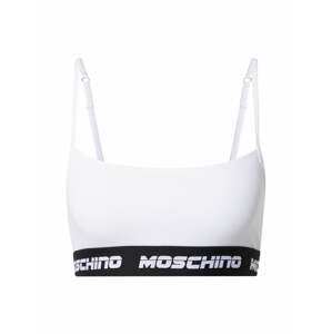 Moschino Underwear Podprsenka 'Fascia'  biela / čierna