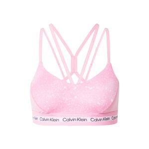 Calvin Klein Performance Športová podprsenka 'WO'  ružová / biela