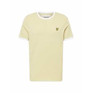 Lyle & Scott Tričko 'Ringer'  trstinová / žltá / čierna