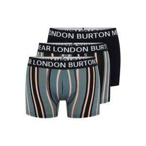 BURTON MENSWEAR LONDON Boxerky  námornícka modrá / kaki / béžová