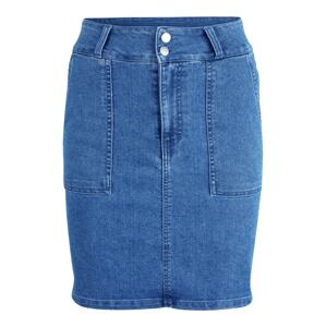 PIECES Sukňa 'Lana'  modrá denim