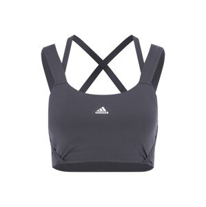 ADIDAS SPORTSWEAR Športová podprsenka  čadičová / biela