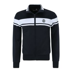 Sergio Tacchini Športová mikina so zipsom  námornícka modrá / azúrová / biela