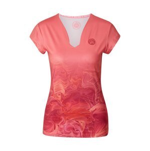 BIDI BADU Funkčné tričko 'Bella 2.0'  ružová / ružová / tmavooranžová / svetlofialová / čierna