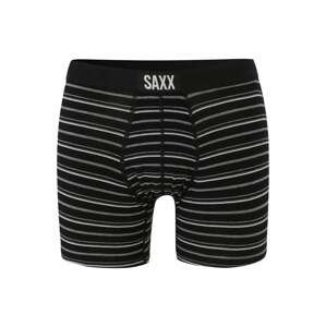SAXX Športové nohavičky 'VIBE'  čierna / biela / sivá