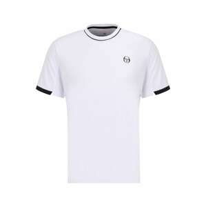 Sergio Tacchini Funkčné tričko 'YOUNG LINE'  námornícka modrá / biela