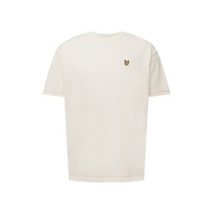 Lyle & Scott Tričko  žltá / šedobiela