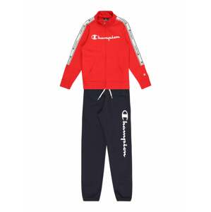 Champion Authentic Athletic Apparel Joggingová súprava  biela / ohnivo červená / tmavomodrá