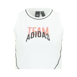 ADIDAS SPORTSWEAR Športový top  lososová / čierna / biela