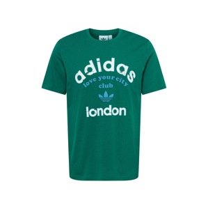 ADIDAS ORIGINALS Tričko  smaragdová / biela / tyrkysová