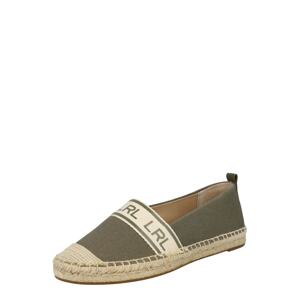 Lauren Ralph Lauren Espadrilky 'CAYLEE'  kaki / béžová