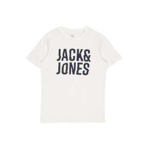 Jack & Jones Junior Tričko 'ARTHURS'  biela / čierna
