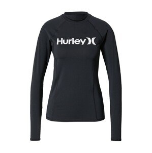 Hurley Funkčné tričko  čierna / biela