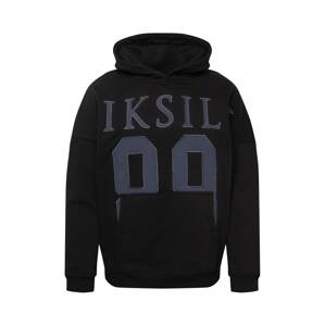 SikSilk Mikina  čierna / modrosivá / sivá