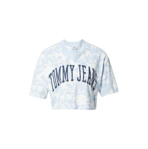 Tommy Jeans Tričko  námornícka modrá / svetlomodrá / biela