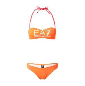 EA7 Emporio Armani Bikiny 'BIK'  oranžová / biela / fuksia