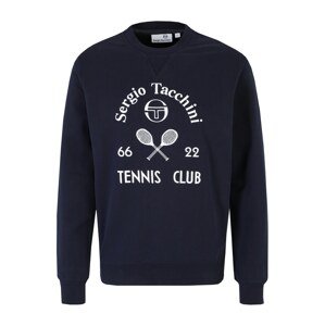 Sergio Tacchini Športová mikina '66 TENNIS  CLUB'  tmavomodrá / biela