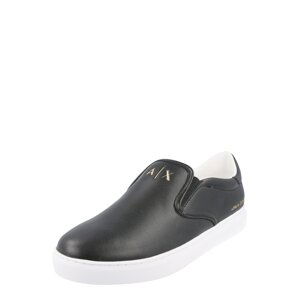 ARMANI EXCHANGE Slip-on obuv  čierna / zlatá