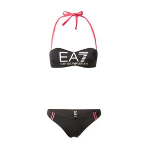 EA7 Emporio Armani Bikiny 'BIK'  čierna / biela / ružová