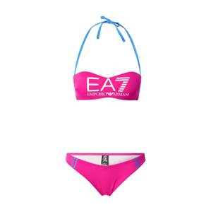 EA7 Emporio Armani Bikiny  fuksia / nebesky modrá / biela