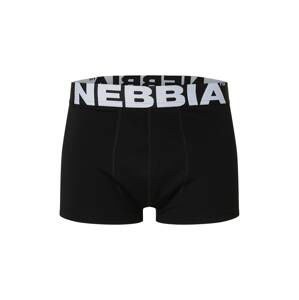 NEBBIA Boxerky  čierna / biela