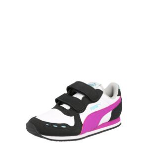 PUMA Tenisky 'Cabana Racer'  biela / purpurová / čierna / svetlomodrá