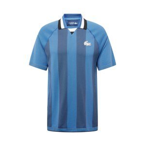 Lacoste Sport Funkčné tričko  biela / modrá / tmavomodrá / čierna