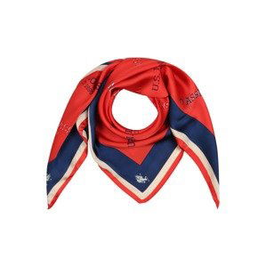 U.S. POLO ASSN. Šatka 'Green Country Foulard'  tmavomodrá / červená / biela