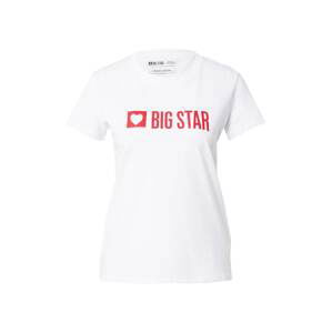 Big Star Tričko 'ELEANOR'  červená / biela